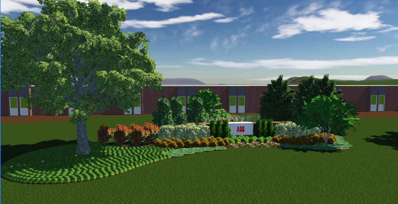 3D landscape design rendering by Toms Creek Nursery & Landscaping